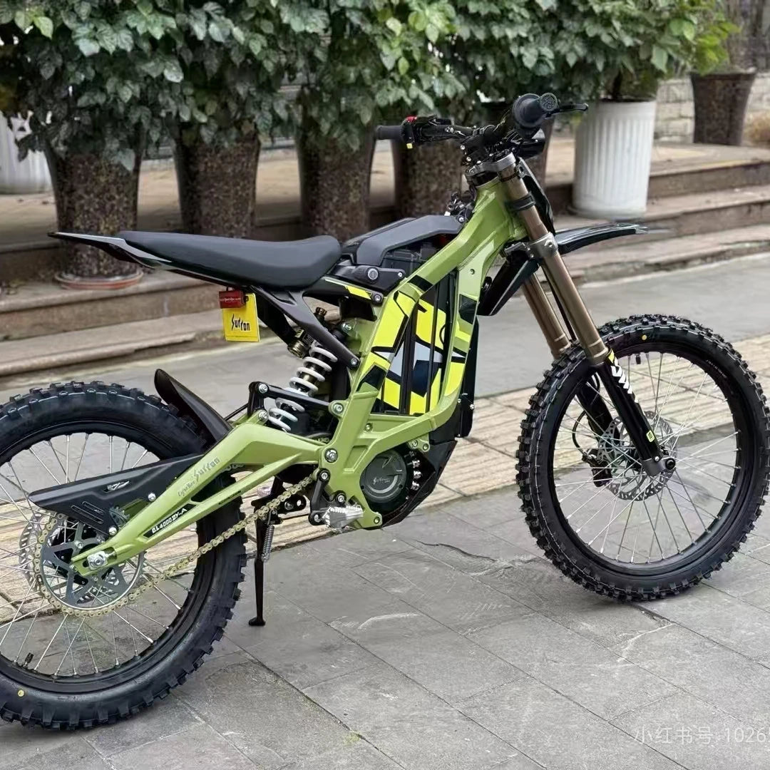 US Stock SURRON Ebike 2026 Electric Dirt Bike 60V 8000W Middrive Electric Motorcycle 40Ah 50Mph 288N.m 19Inch Enduro MotorBike